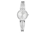 Montre quartz pour femme, strass incrustés