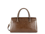 Lancaster Exo Mini Sac à Main Baguette Croco 524-108 Vison