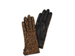Lancaster Gants Femme En Cuir Tactiles Taille 7 Noir Léopard