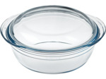 Ô cuisine 7541469 Cocotte Ronde en Verre Borosilicate 1 Litre, feu, Nacre
