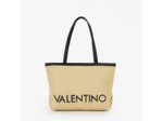 Valentino Maiam Sac Shopping Avec Pochette Amovible Effet Paille Natural/Nero