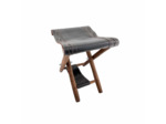 Petit tabouret en cuir