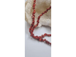Collier sautoir corail rouge olpa1616