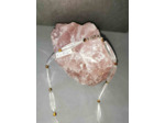 Collier Cristal de roche et oeil de tigre qualité prémium 45cm