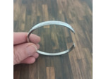 Bracelet jonc en acier inox serpent Argenté