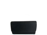 Farfouillette Pochette De Mariage A Rabat Brillante Et Rigide Noir