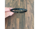 Bracelet homme tressé en acier noir