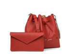 Lancaster Pure & Element City Petit Sac Seau Porté Croisé 423-38 Rouge In Champagne