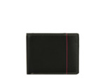 Serge Blanco Vancouver Portefeuille Italien 2 Volets Cuir Noir