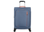 American Tourister CloudRider Valise Souple 67Cm 4 Roues Trolley Extensible & TSA Stone Blue