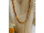 COLLIER BÉBÉ AMBRE COGNAC