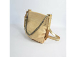 Mila Louise Roxy XS CM Petite Besace Toile Jute Ambre