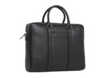 Le Tanneur Charles Porte Documents 1 Compartiment 14" Cuir Grainé Noir