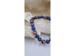 Bracelet rhodonite et dumortierite OLPA1941