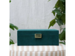 Maison Scarlett Boîte A Bijoux Louise Velours Côtelé Vert