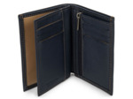 Lancaster Soft Vintage Homme Portefeuille 120-12 Bleu Fonce Camel