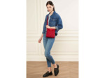 Lancaster Smart Kba Pochette Verticale 2 compartiments 516-38 Rouge
