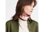 Longchamp Carré de soie 90 Tête de cheval rose