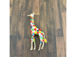 Broche girafe émaillé