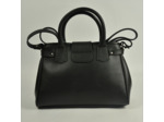 Berthille Mini Vendome Grainé Sac à Main Noir