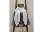 Sac à dos Pochon pour enfant, modèle blanc et bleu, renard