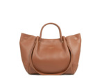 Lancaster Foulonne Double Louisa Grand Sac Shopping 470-90 Camel In Orange