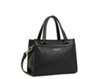Lancaster Foulonné Double Petit Sac A Main 470-73 Noir In Nude