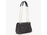 Valentino Tweedy Sac Porté Travers Nero/Multicolor