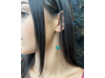 Boucles Irina aventurine verte