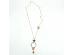 Collier pampilles bleu Zeline