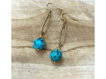 Boucles Irina turquoise