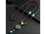 Collier Mala 108 perles bois Népal