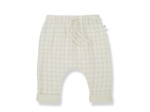 Pantalon Tristant carreaux ecru