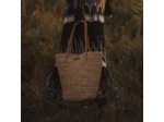 L'Atelier du Crochet Sac Cabas Crochet Ilana Noir