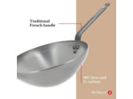 DE BUYER -5618.28 -wok mineral b ø28cm 28 cm