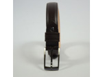 Berthille Ceinture Bombée Homme Cuir Doublé Ajustable Marron