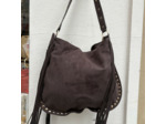 Sac à frange marron