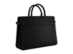 Le Tanneur Emilie Grand Sac À Main En Cuir Noir