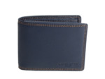 Lancaster Soft Vintage Homme Portefeuille 120-11 Bleu Fonce Camel