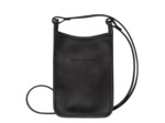 Longchamp Le Foulonné Etui téléphone Noir