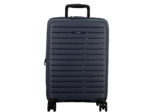 Jump Striper Valise 55cm 4 Roues Extensible Bleu Foncé