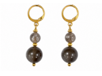 BOUCLES NYX PIERRE DE LUNE NOIRE