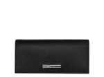 Longchamp Roseau Portefeuille A Rabat Noir