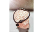 Bracelet Hématite nacre et croix