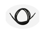 Lacets cordelet rond 75 cm - Noir - FAMACO