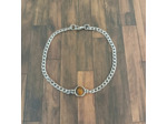 Bracelet œil de tigre et acier inoxydable 1