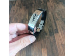 Bracelet homme noir flamme