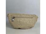 Farfouillette Sac Banane Effet Paille Beige