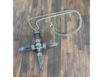 Collier homme croix tête de mort