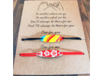 2 Bracelets surf rouge et coloré